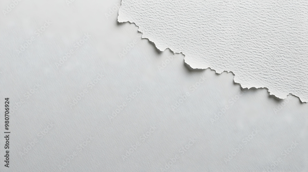 Abstract Torn Paper Texture Background with a Smooth Surface and a Torn Edge Abstract Torn Paper Texture Background with a Smooth Surface and a Torn Edge