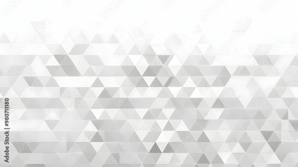 Obraz premium Abstract Geometric Pattern of White Triangles Creating a Minimalist Texture