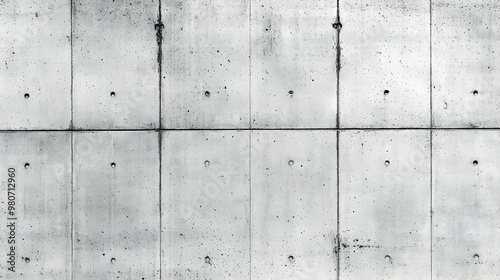 A Seamless Grey Concrete Wall Texture With Subtle Variations in the Concrete photo