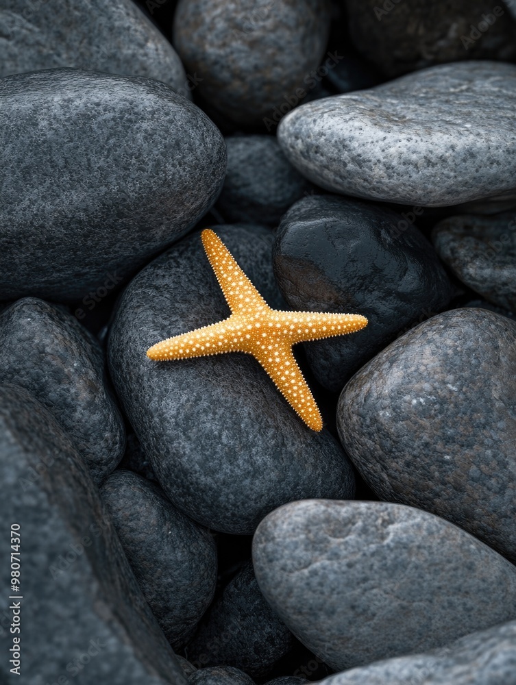 Nature's Treasures: The Starfish Among Rocks Nature's Treasures: The Starfish Among Rocks