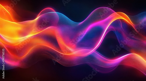 3D rendering of ribbons and silk