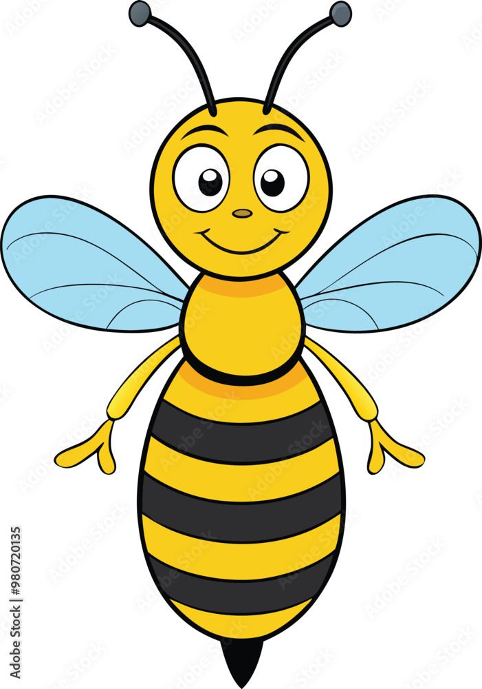 Bee Cartoon vector illustration design Bee Cartoon vector illustration design
