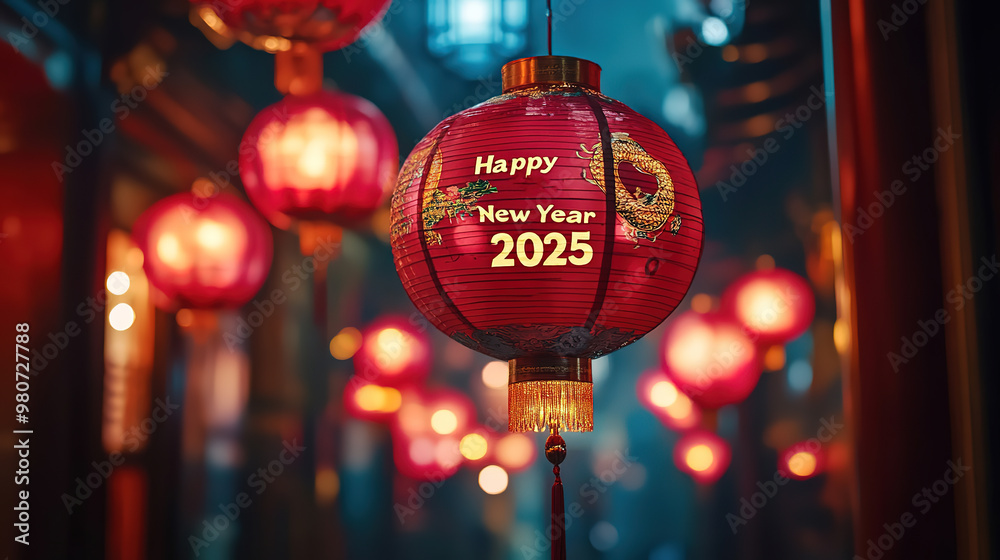 2025 Happy New Year celebration illustration,generated with AI. 2025 Happy New Year celebration illustration,generated with AI.