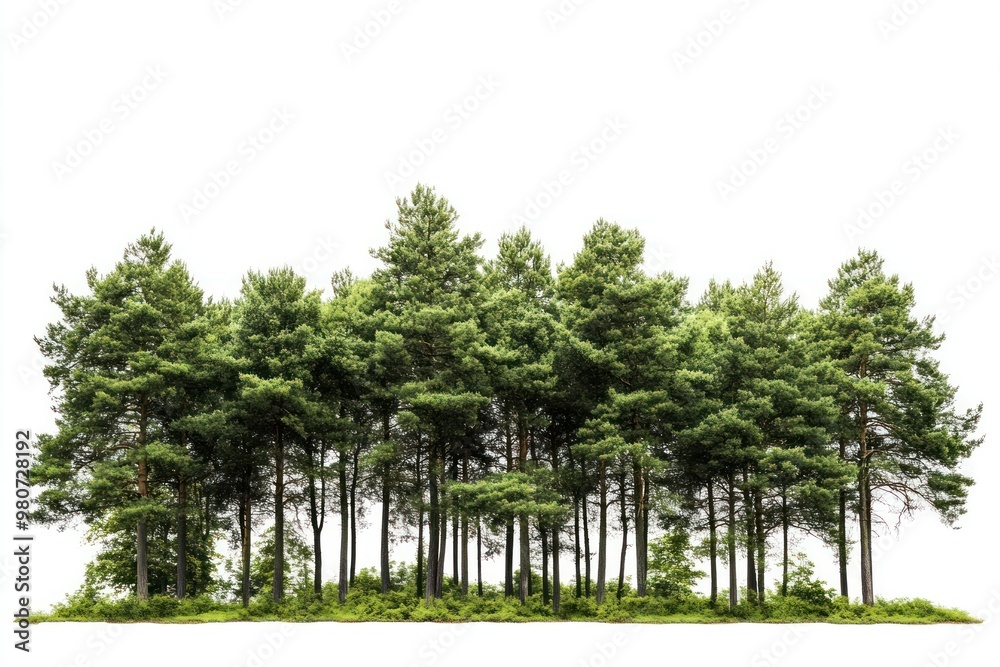 Lush green forest trees nature Lush green forest trees nature