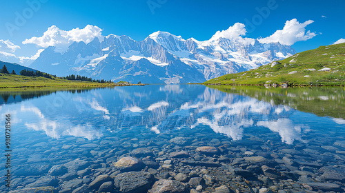 Serene Nature Landscape Wallpaper: High-Quality Scenic Backgrounds in Full HD