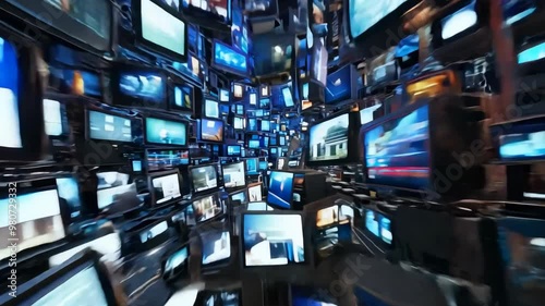 Infinite Hyperspeed TV Tunnel