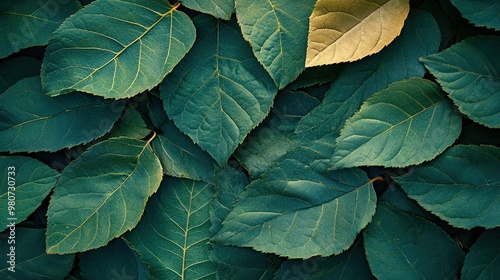Macro leaves background texture