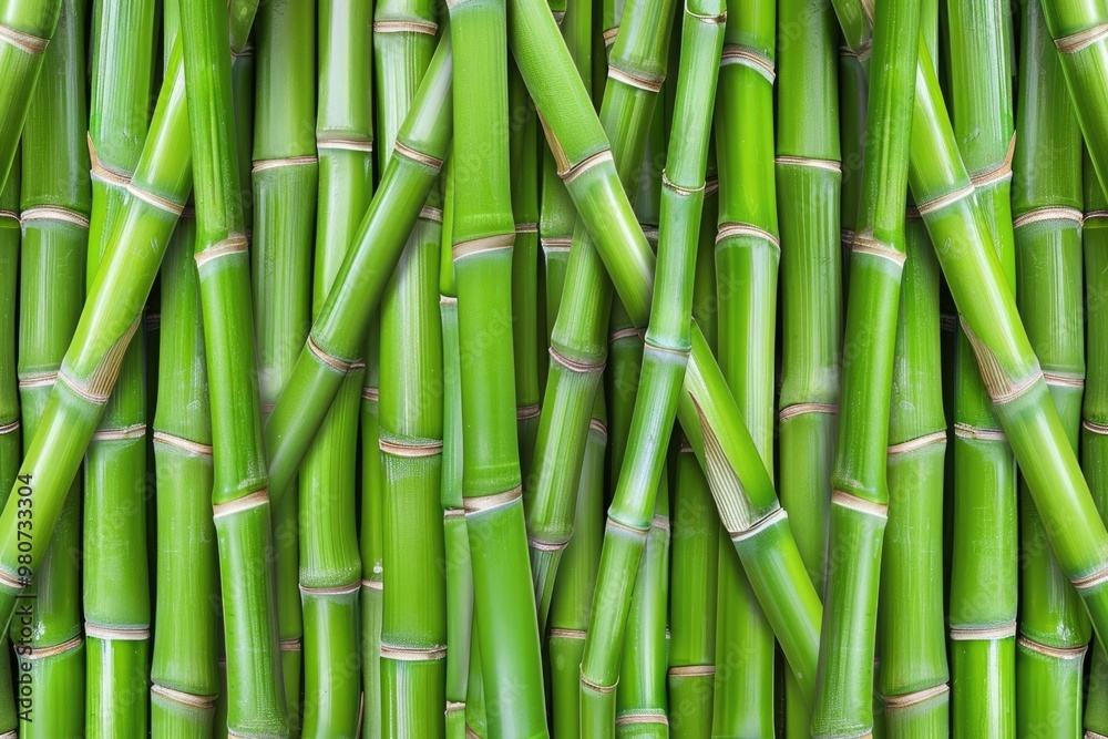 Obraz premium Bamboo forest Natural background.