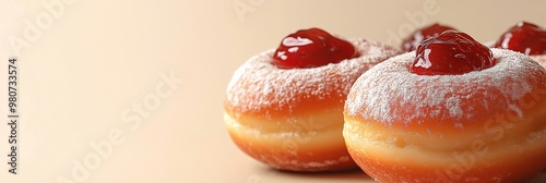 Wallpaper Mural donuts with jam, sufganiyot Torontodigital.ca