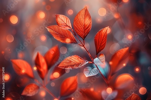 Beautiful autumn scenery in park. Outdoor photography in sunrise light