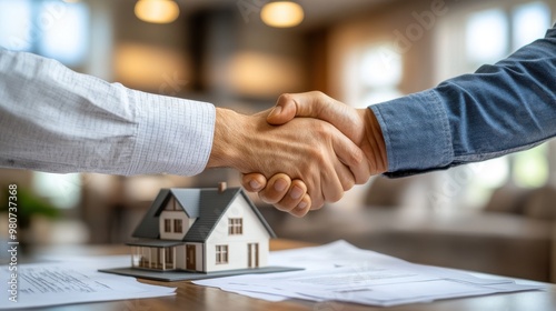 Handshake Agreement on New Home Purchase.