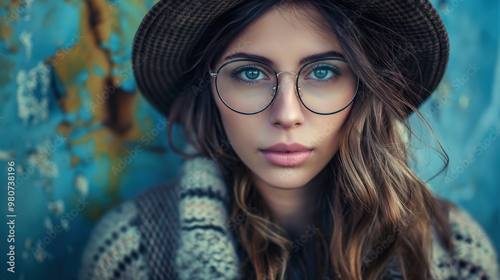 Fashionable Young Woman Portrait Fashionable Young Woman Portrait