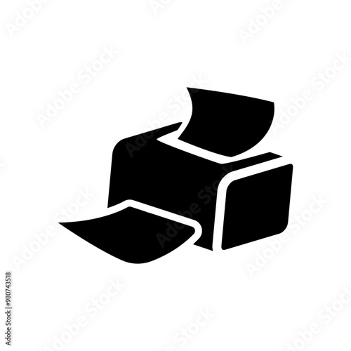 Printing company logo design with ink drop symbol on cyan, magenta, yellow, and color.
