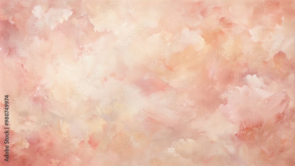 Soft, blended hues of pink, peach, and cream dance across a textured canvas, evoking an otherworldly essence through delicate, expressive brushstrokes and subtle color gradations. Soft, blended hues of pink, peach, and cream dance across a textured canvas, evoking an otherworldly essence through delicate, expressive brushstrokes and subtle color gradations.