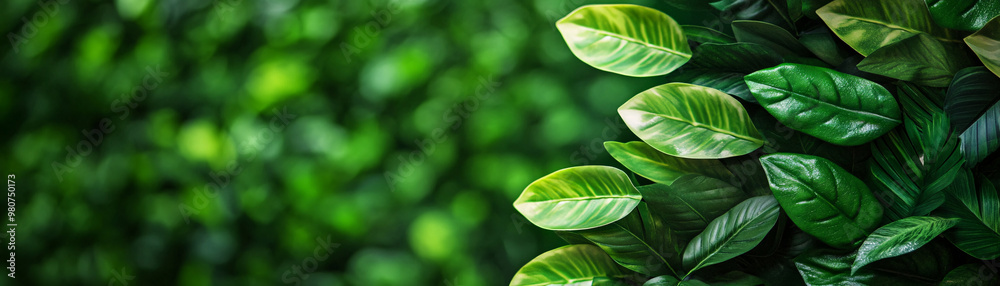 A green leafy plant with a leafy green background A green leafy plant with a leafy green background