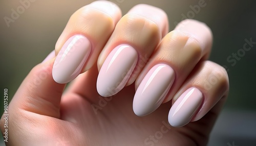 Light pastel nails with a matte finish show off a gradient ombre effect on your hands.