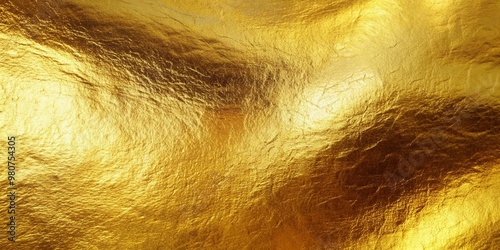 Shiny gold foil texture. Luxury gold metallic texture background.