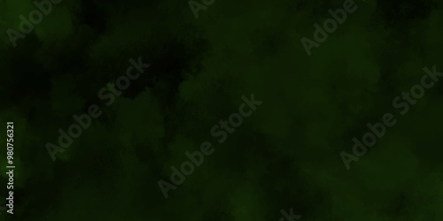 abstract cloud and vapor texture background. Black and Green smoke aquarelle smudge illustration smooth grungy smokey light pastel colors ink glow. Teal color powder explosion
