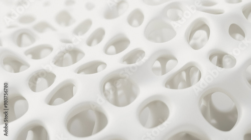 abstract white dynamic background, AI generated