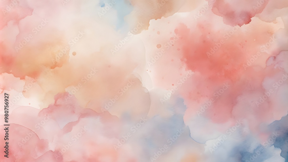 Fototapeta premium abustract watercolor hand painted background. generative ai