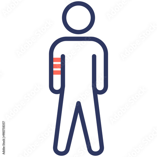Broken Arm Icon