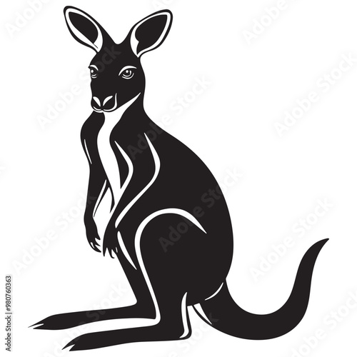 Kangaroo Silhouettes and Illustrations, A Complete Collection