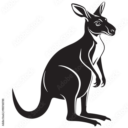 Kangaroo Silhouettes and Illustrations, A Complete Collection
