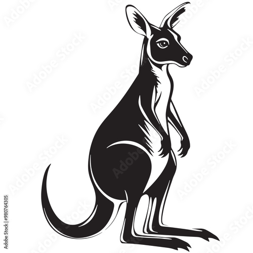 Kangaroo Silhouettes and Illustrations, A Complete Collection