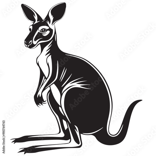 Kangaroo Silhouettes and Illustrations, A Complete Collection