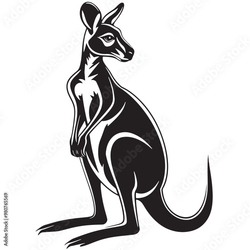 Kangaroo Silhouettes and Illustrations, A Complete Collection