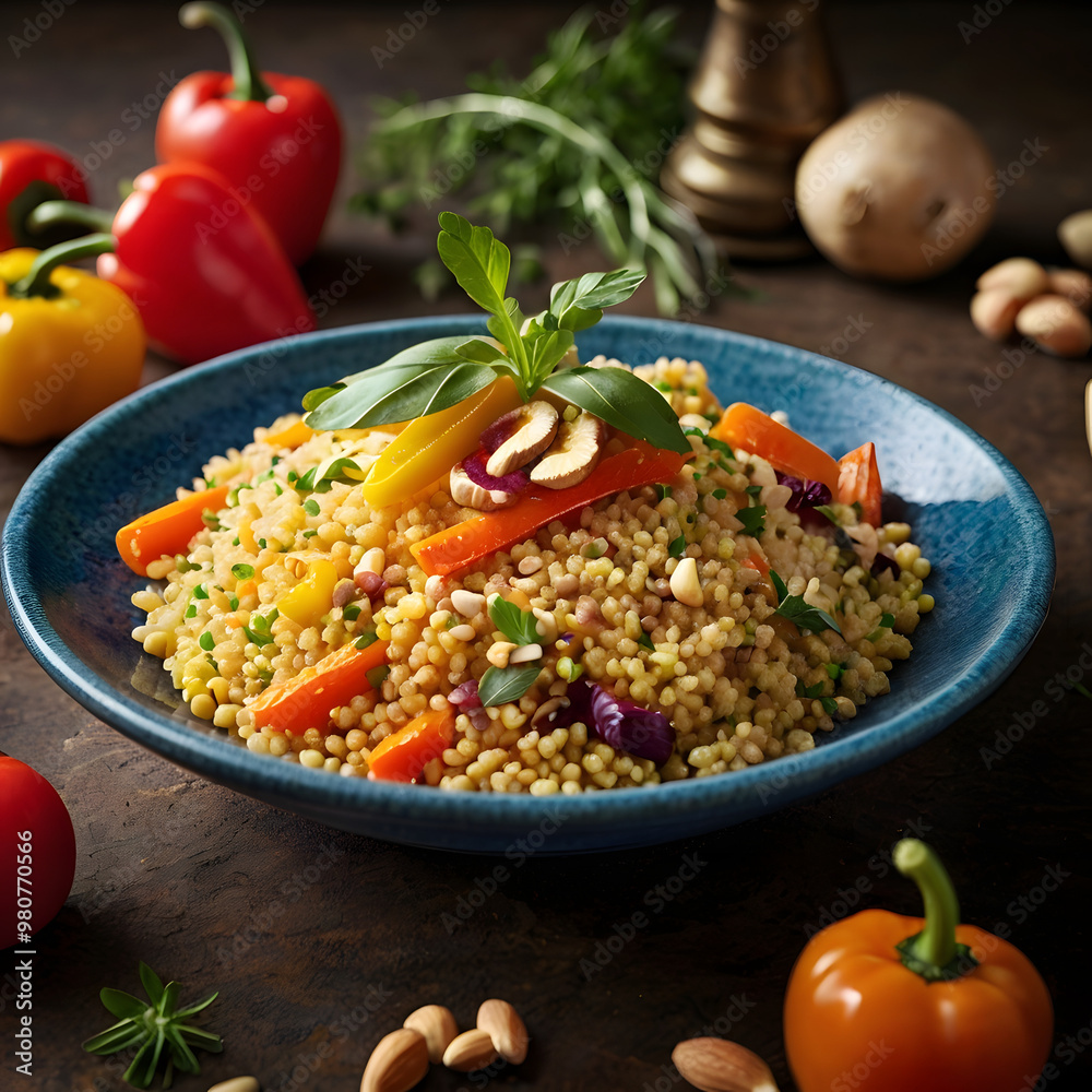 Delicious Healthy Vegan Organic Taboule, a Lebanese salad Delicious Healthy Vegan Organic Taboule, a Lebanese salad