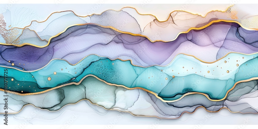 Surrealism emerges from a backdrop of soft pastel blues and purples, with bold gold lines creating a dynamic clash. Surrealism emerges from a backdrop of soft pastel blues and purples, with bold gold lines creating a dynamic clash.
