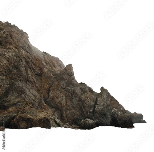 Canvas Print Side rocky cliff