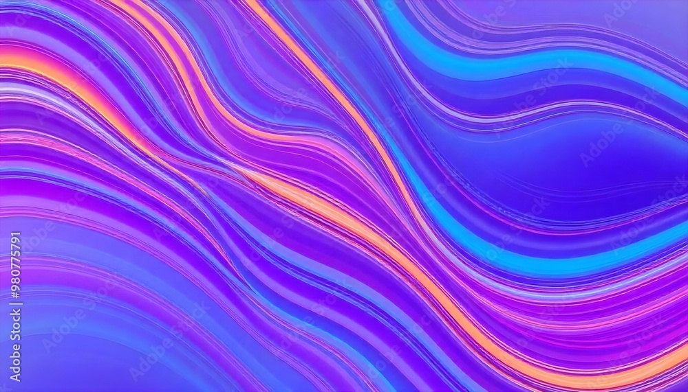 Colorful abstract wavy lines in shades of blue, purple, and orange Colorful abstract wavy lines in shades of blue, purple, and orange