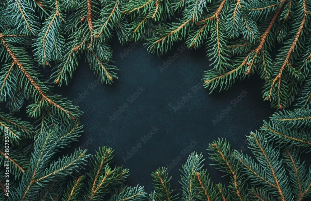 Abstract green background of Christmas fir tree branches, festive New Year pattern Abstract green background of Christmas fir tree branches, festive New Year pattern