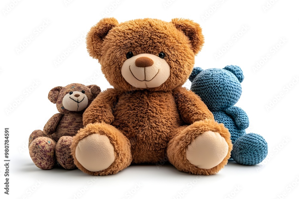 Obraz premium a group of teddy bears