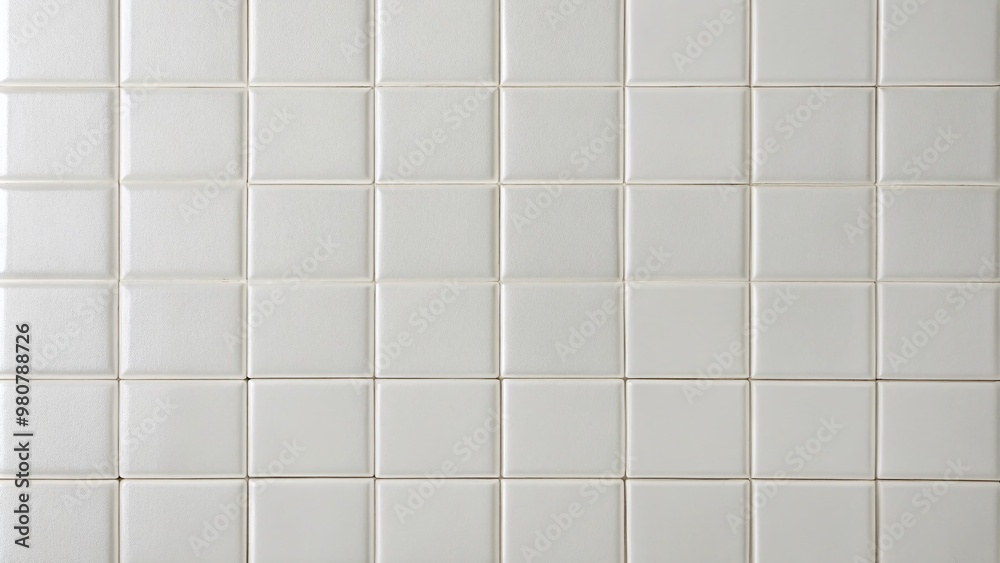 A pristine white 12x12 inch ceramic tile with clean lines and a subtle grid pattern serves as a A pristine white 12x12 inch ceramic tile with clean lines and a subtle grid pattern serves as a