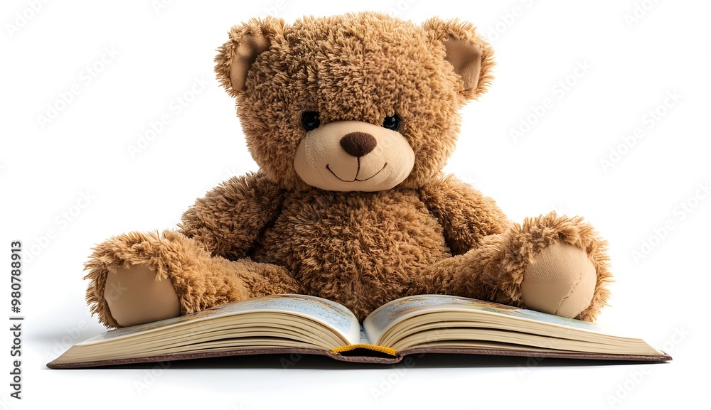 teddy bear with a book teddy bear with a book