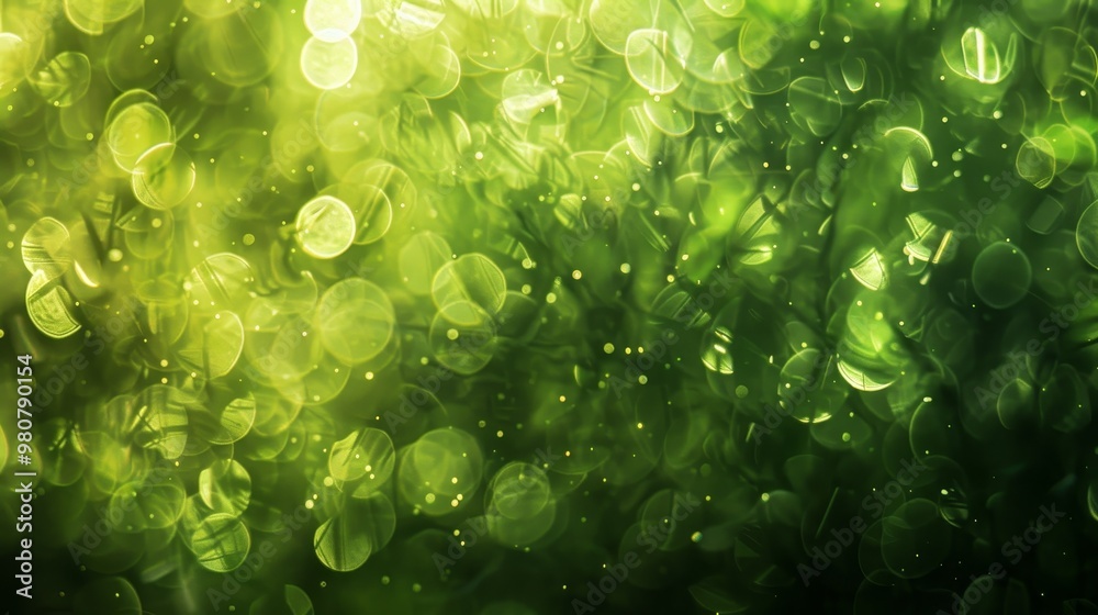 Abstract Green Bokeh Background, Green, Blur, Abstract, Nature Abstract Green Bokeh Background, Green, Blur, Abstract, Nature