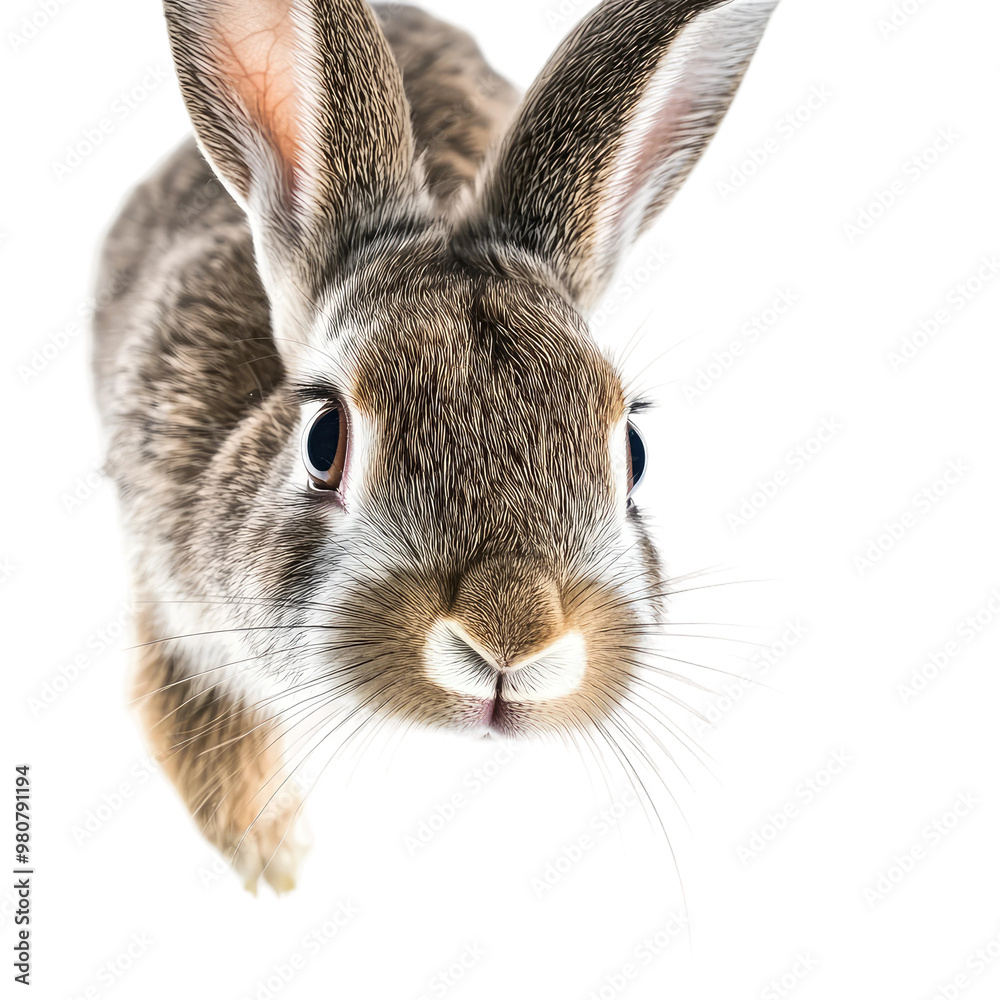 Fototapeta premium Close-up of a brown rabbit