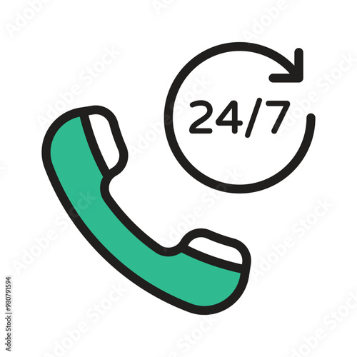 Enhance communication with this call services icon for customer support