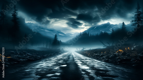 Road in the mountains