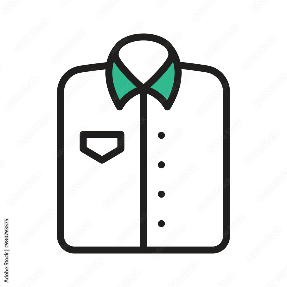 Display fashion with this shirt icon for stylish clothing Display fashion with this shirt icon for stylish clothing