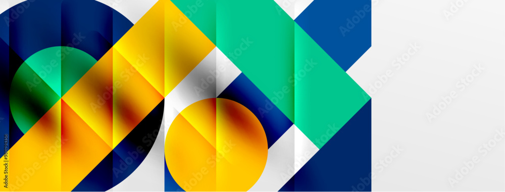 Round shapes, circles and lines minimal geometric background. Vector Illustration For Wallpaper, Banner, Background, Card, Book Illustration, landing page Round shapes, circles and lines minimal geometric background. Vector Illustration For Wallpaper, Banner, Background, Card, Book Illustration, landing page
