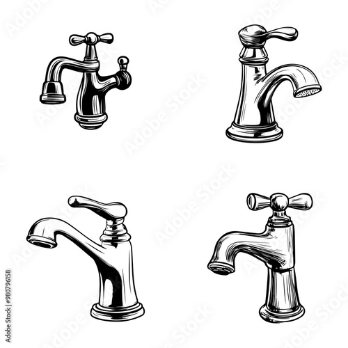 Vintage Faucet Designs Retro Bathroom and Kitchen Taps