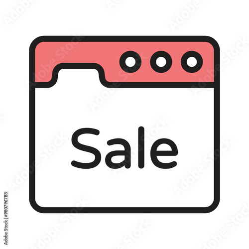 Icon representing sales, discounts, and promotional offers for shopping