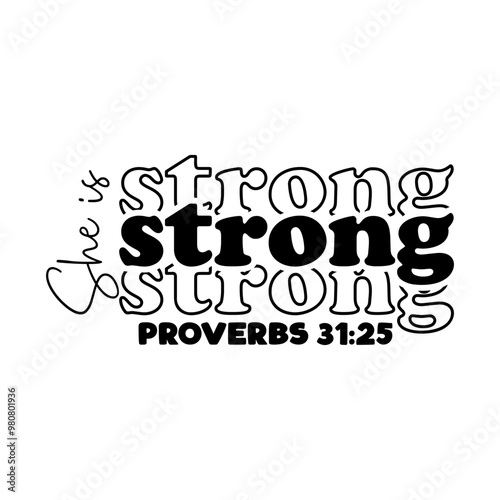She is strong proverbs