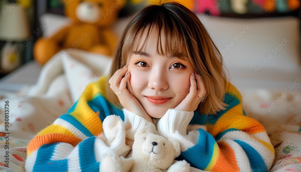 child playing with a rabbit child playing with a rabbit