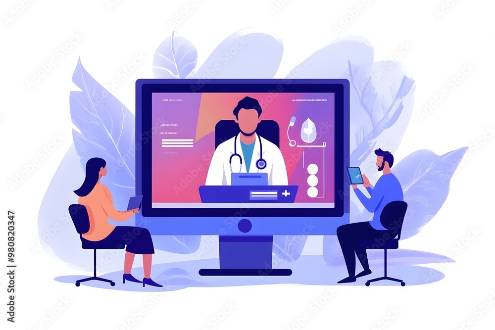 Diverse Doctors Offering Online Medical Consult on Healthcare Concept Webpage Design Diverse Doctors Offering Online Medical Consult on Healthcare Concept Webpage Design