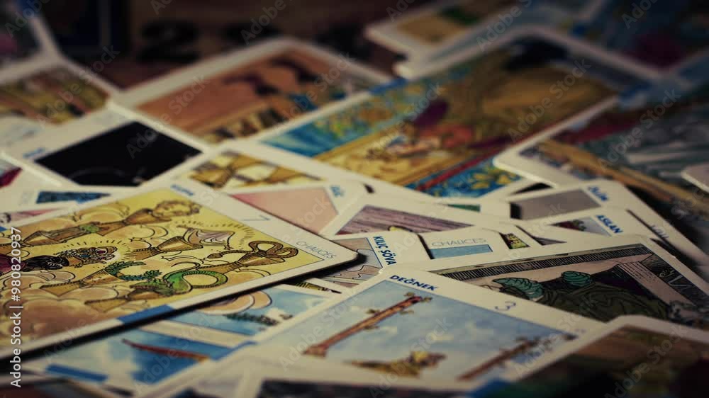 Tarot Cards Spiritual Fortune Teller Game in Smoke Tarot Cards Spiritual Fortune Teller Game in Smoke